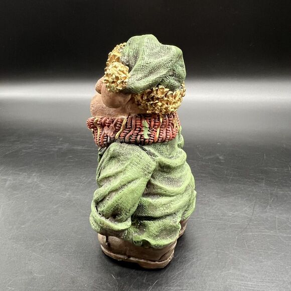 Jubilee Giftware Christmas Moose Hat Scarf Pet Figurine 5" Glitter - Picture 8 of 12